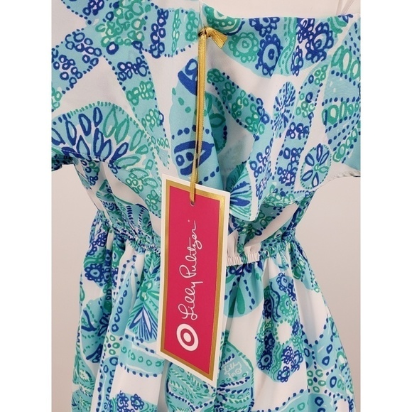 New Lilly Pulitzer Target Blue Sand Dollars Dress - Picture 6 of 8